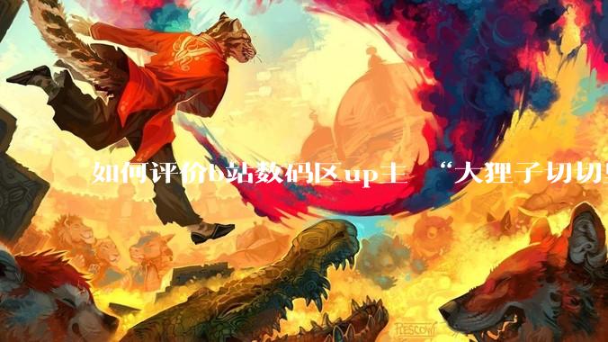 如何评价b站数码区up主 “大狸子切切里”?